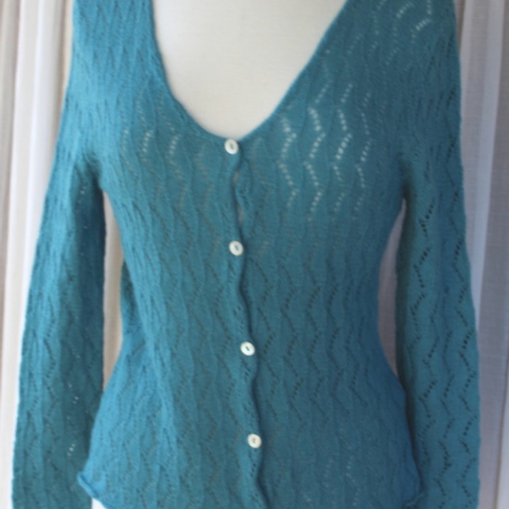 Beyond Threads Baby Alpaca Cardigan Large